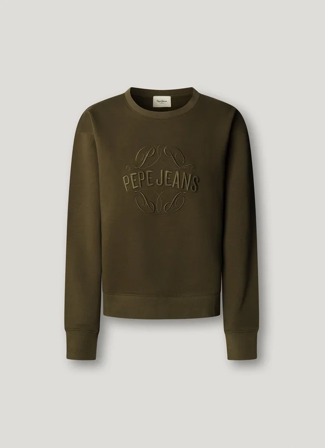 Crew Neck Logo Sweatshirt Crew Neck Logo Sweatshirt