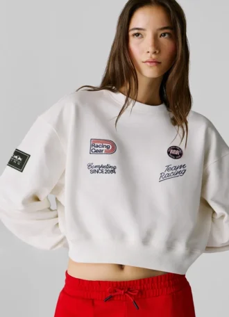 Crew Neck Loose Fit Sweatshirt