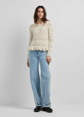 Crew Neck Mouliné Jumper