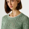 Crew Neck Openwork Jumper Crew Neck Openwork Jumper