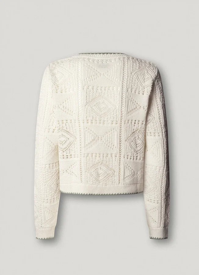 Crew Neck Openwork Jumper Crew Neck Openwork Jumper