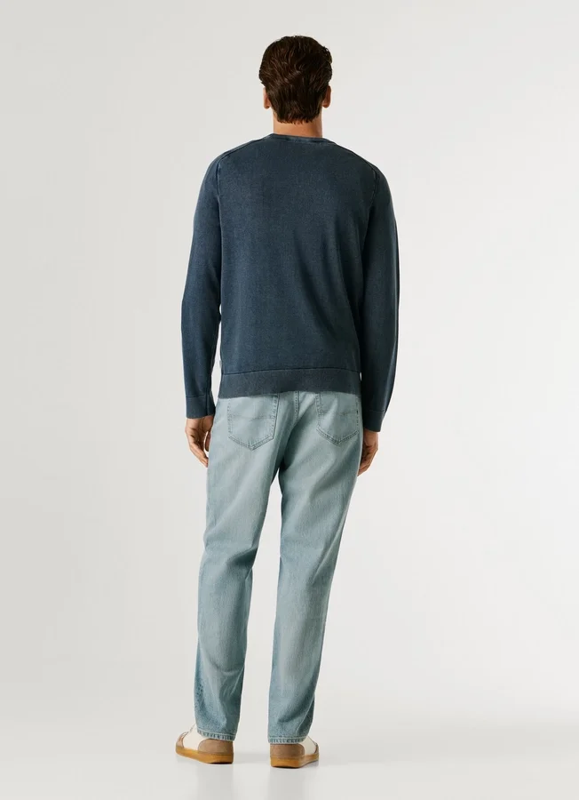 Crew Neck Piqué Jumper Crew Neck Piqué Jumper