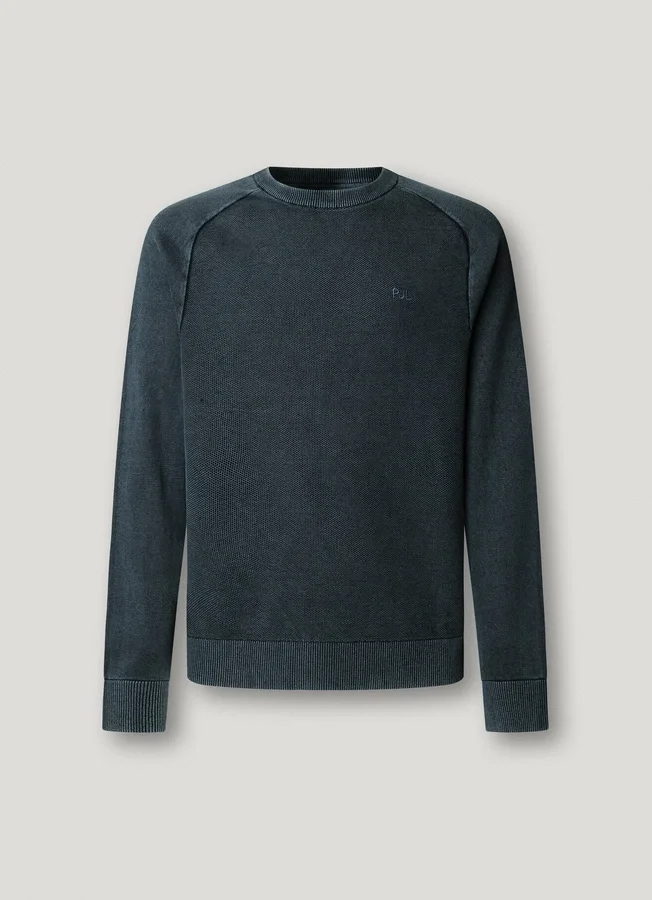 Crew Neck Piqué Jumper Crew Neck Piqué Jumper