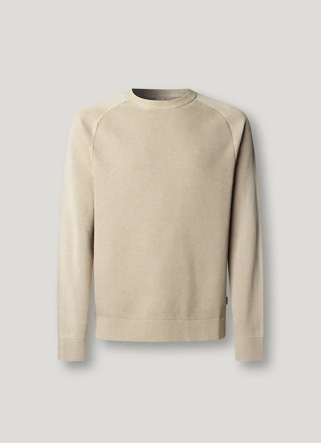 Crew Neck Piqué Jumper Crew Neck Piqué Jumper