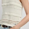 Crochet Top with Openwork Details