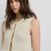 Crochet Waistcoat with Fringes