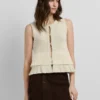 Crochet Waistcoat with Fringes