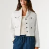 Cropped Fit Twill Jacket