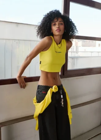 Cropped Sleeveless Top