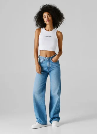 Cropped Sleeveless Top