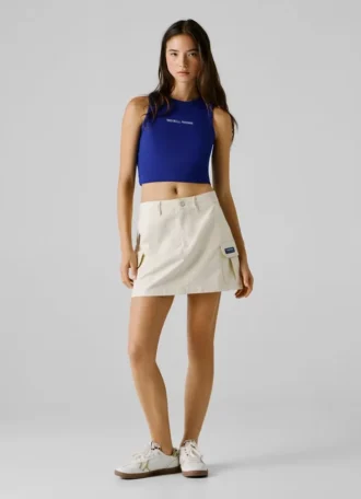 Cropped Sleeveless Top
