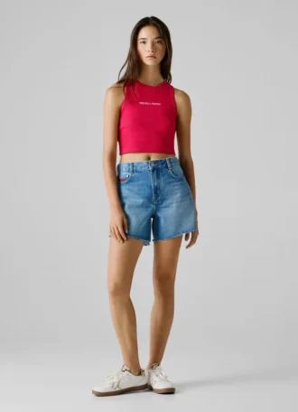 Cropped Sleeveless Top