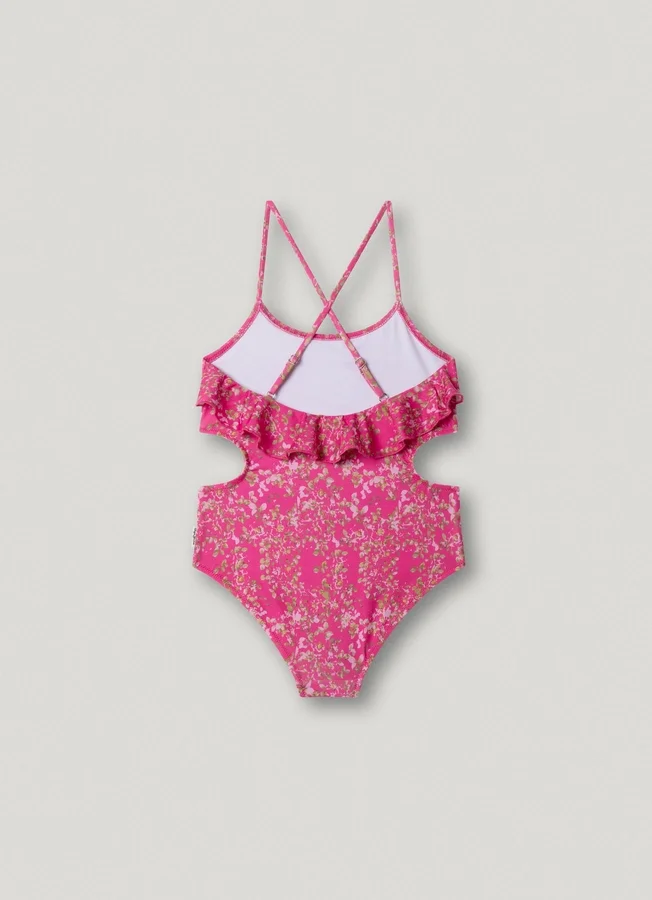 Cut out Floral Swimsuit Cut out Floral Swimsuit