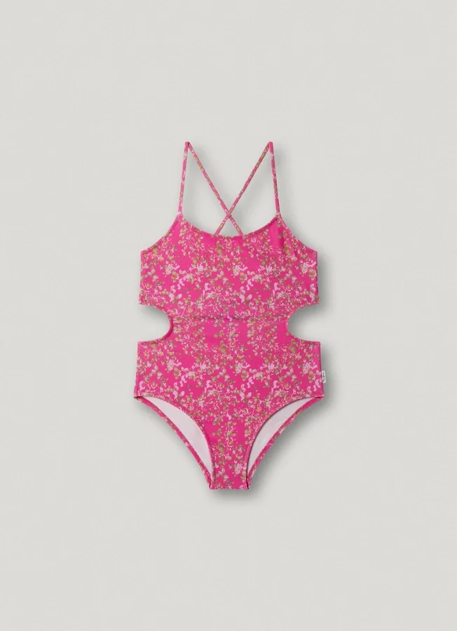 Cut out Floral Swimsuit Cut out Floral Swimsuit