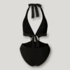 Cut out Ribbed Swimsuit