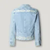 Denim Jacket Ikat Details