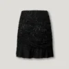 Draped Mini Skirt