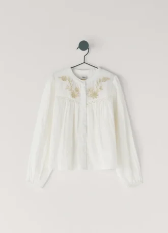 Embroidered Details Blouse