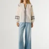 Embroidered Details Blouse