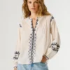 Embroidered Details Blouse