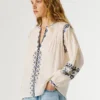 Embroidered Details Blouse