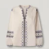 Embroidered Details Blouse