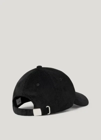 Embroidered Logo Corduroy Cap