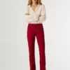 Flare Fit 5-Pocket Trousers