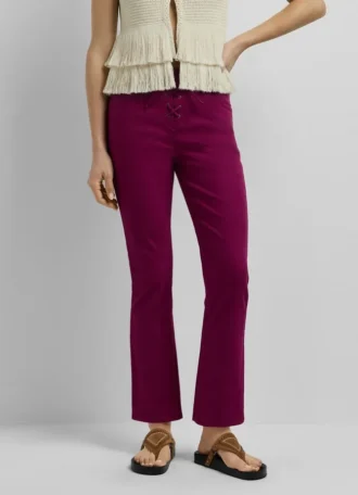 Flare Fit Stretch Trousers