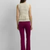 Flare Fit Stretch Trousers