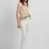 Flare Fit Stretch Trousers