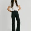 Flare Fit Twill Trousers