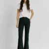 Flare Fit Twill Trousers