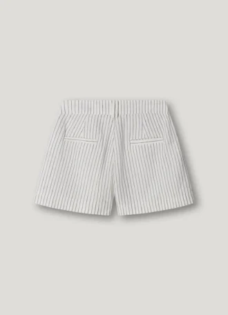 Flared Striped Shorts