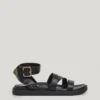 Flat Cross-Strap Sandals