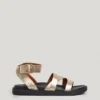 Flat Cross-Strap Sandals