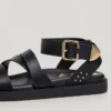 Flat Cross-Strap Sandals