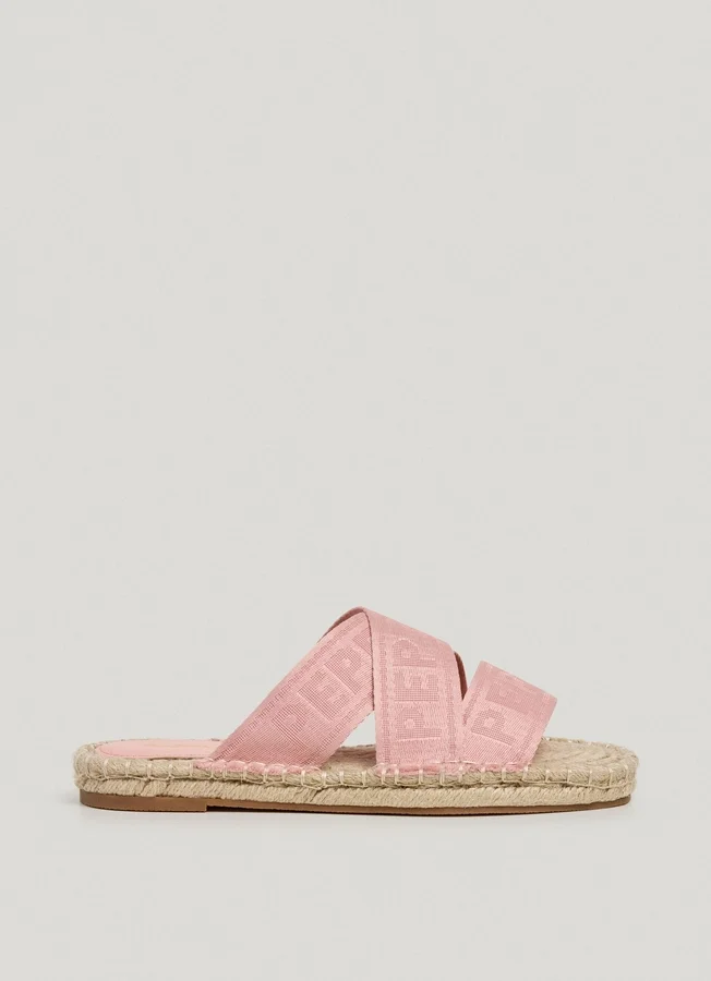 Flat Sandals with Crossed Straps Flat Sandals with Crossed Straps