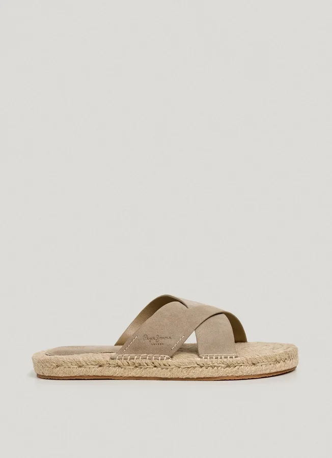 Flat Sandals with Crossed Straps Flat Sandals with Crossed Straps