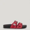 Flat Sandals with Double Buckle Flat Sandals with Double Buckle
