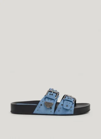 Flat Suede Sandals