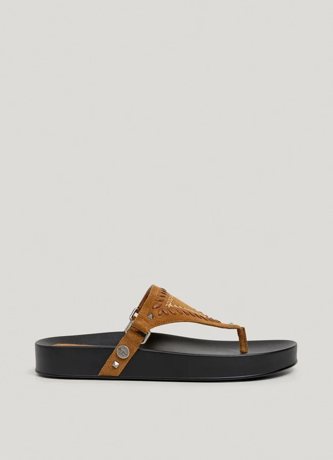 Flat Suede Sandals Flat Suede Sandals