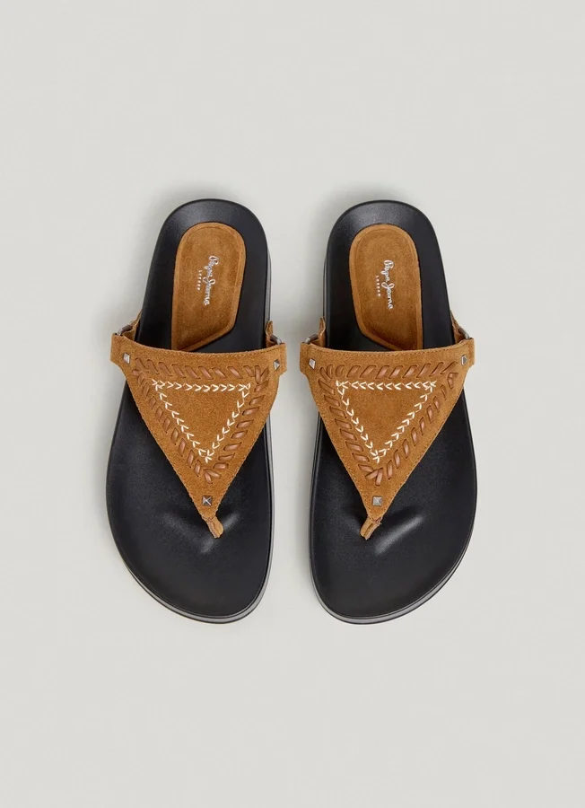 Flat Suede Sandals Flat Suede Sandals