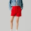 Fleece Shorts with Adjustable Waist