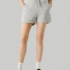 Fleece Shorts with Adjustable Waist
