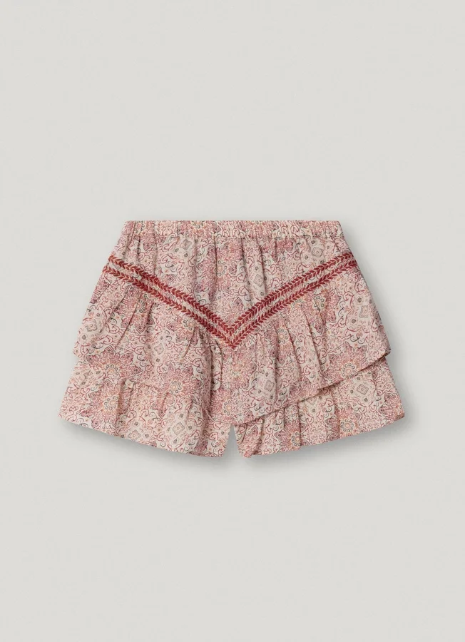 Floral Print Fluid Shorts Floral Print Fluid Shorts