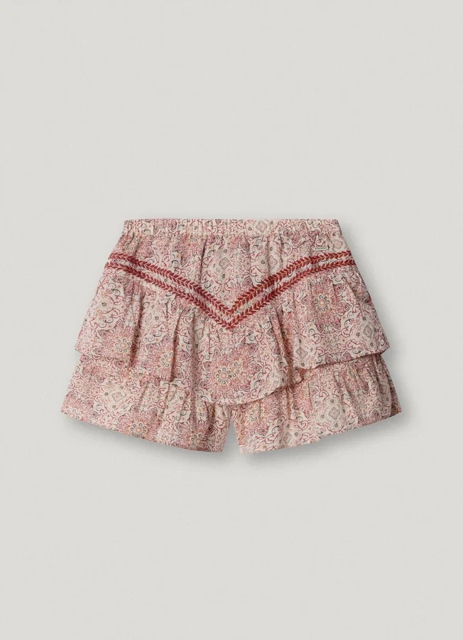 Floral Print Fluid Shorts Floral Print Fluid Shorts