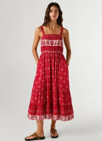 Floral Print Maxi Dress