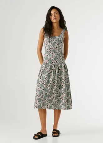 Floral Print Maxi Dress