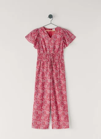 Floral Print Maxi Jumpsuit